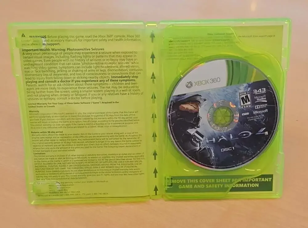 Halo 4 Xbox 360 Multiplayer Shooter Video Game